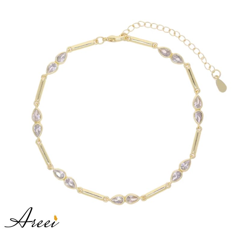 Tear Drop Anklet
